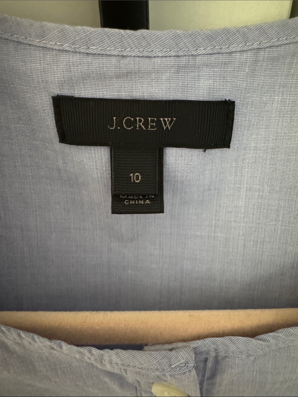 J. Crew Ruffle-Sleeve Button Front Top - Picture 3 of 9